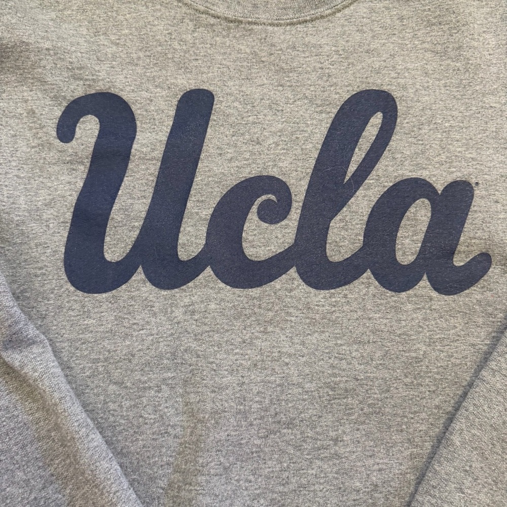 Ucla Bruin Basic Threads Crewneck Gray Sweatshirt… - image 3